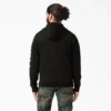Sweat à capuche en polaire avec logo sur la manche