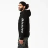Sweat à capuche en polaire avec logo sur la manche