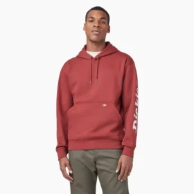 Sweat à capuche hydrofuge avec logo sur la manche