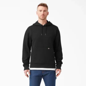 Sweat à capuche hydrofuge avec logo sur la manche