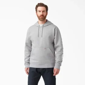 Sweat à capuche hydrofuge avec logo sur la manche