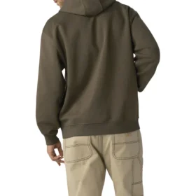 Sweat à capuche hydrofuge avec logo sur la manche