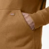 Sweat à capuche hydrofuge avec logo sur la manche