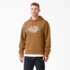 Sweat à capuche imperméable avec logo