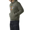 Sweat à capuche imperméable avec logo