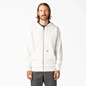 Sweat à capuche zippé en polaire doublé thermique