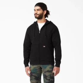 Sweat à capuche zippé en polaire mi-épaisse
