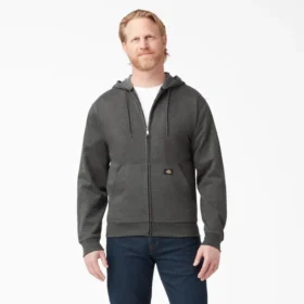Sweat à capuche zippé en polaire mi-épaisse