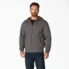 Sweat à capuche zippé intégral doublé de polaire à poils longs Sweat à capuche zippé intégral doublé de polaire à poils longs