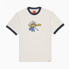 T-shirt brodé Brain Dead