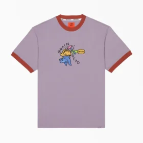 T-shirt brodé Brain Dead