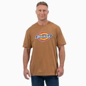 T-shirt à manches courtes avec logo graphique tricolore