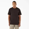T-shirt à manches courtes et poche en jersey épais chiné