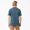 T-shirt à manches courtes et poche en jersey épais chiné