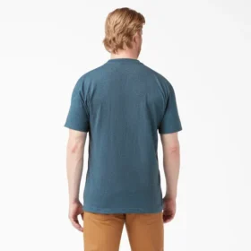 T-shirt à manches courtes et poche en jersey épais chiné