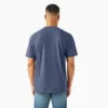 T-shirt à manches courtes et poche en jersey épais chiné