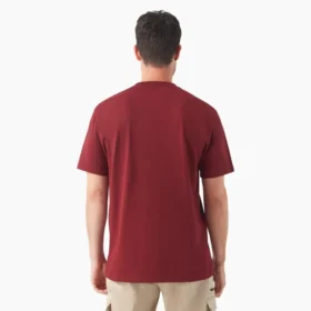 T-shirt à manches courtes et poche en jersey épais chiné