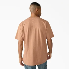 T-shirt à manches courtes et poche en jersey épais chiné