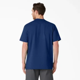T-shirt à manches courtes et poche en jersey épais chiné