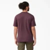 T-shirt à manches courtes et poche en jersey épais chiné
