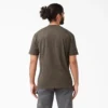 T-shirt à manches courtes et poche en jersey épais chiné