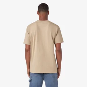 T-shirt à manches courtes et poche en jersey épais chiné