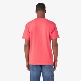 T-shirt à manches courtes et poche en jersey épais chiné