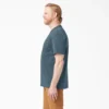 T-shirt à manches courtes et poche en jersey épais chiné