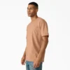 T-shirt à manches courtes et poche en jersey épais chiné T-shirt à manches courtes et poche en jersey épais chiné