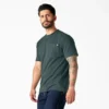 T-shirt à manches courtes et poche en jersey épais chiné T-shirt à manches courtes et poche en jersey épais chiné