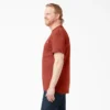T-shirt à manches courtes et poche en jersey épais chiné