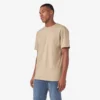 T-shirt à manches courtes et poche en jersey épais chiné