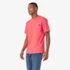 T-shirt à manches courtes et poche en jersey épais chiné