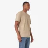 T-shirt à manches courtes et poche en jersey épais chiné