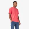 T-shirt à manches courtes et poche en jersey épais chiné