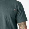 T-shirt à manches courtes et poche en jersey épais chiné T-shirt à manches courtes et poche en jersey épais chiné