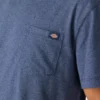 T-shirt à manches courtes et poche en jersey épais chiné