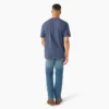T-shirt à manches courtes et poche en jersey épais chiné