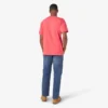 T-shirt à manches courtes et poche en jersey épais chiné