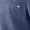 T-shirt à manches courtes et poche en jersey épais chiné