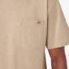 T-shirt à manches courtes et poche en jersey épais chiné