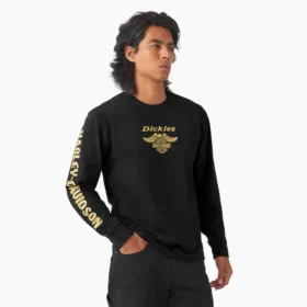 T-shirt à manches longues épais Dickies X Harley-Davidson avec aigle