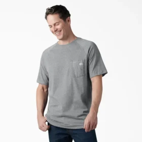 T-shirt rafraîchissant à manches courtes et poche