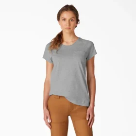 T-shirt rafraîchissant à shorts et poches pour femme