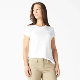 T-shirt rafraîchissant à shorts et poches pour femme