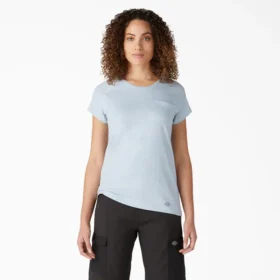 T-shirt rafraîchissant à shorts et poches pour femme