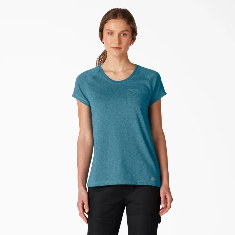 T-shirt rafraîchissant à shorts et poches pour femme T-shirt rafraîchissant à shorts et poches pour femme