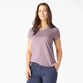 T-shirt rafraîchissant à shorts et poches pour femme