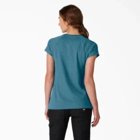 T-shirt rafraîchissant à shorts et poches pour femme