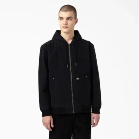 Veste aviateur à capuche